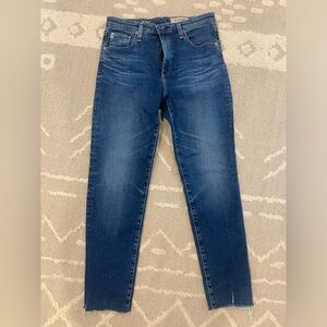 AG Denim The Isabelle High Rise Straight Crop Size 29